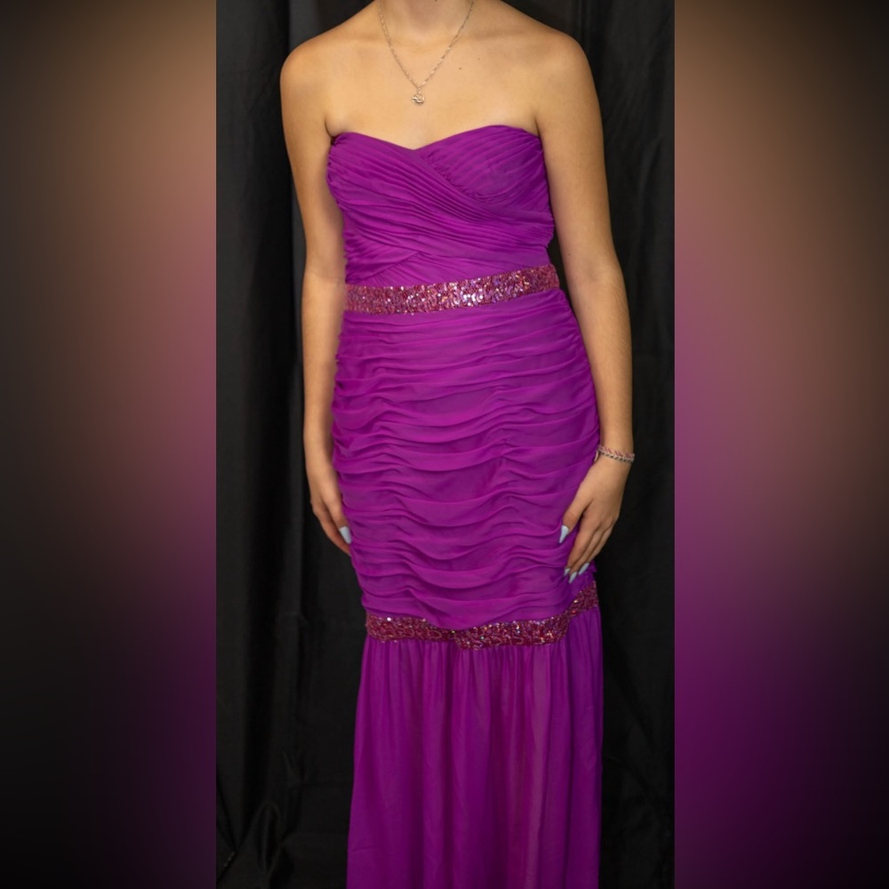 Purple fushia mermaid dress